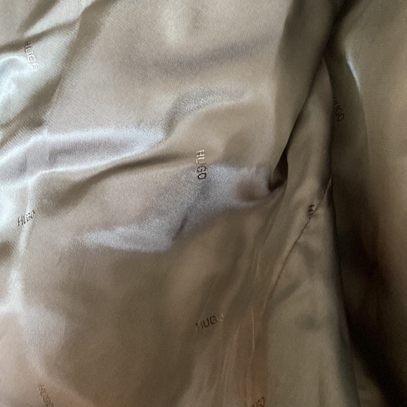 NWOT Hugo Red Men's Dark Green Bingou Zip-off Hood Field Jacket - Picture 5 of 7